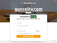 Tablet Screenshot of gunceltv.com